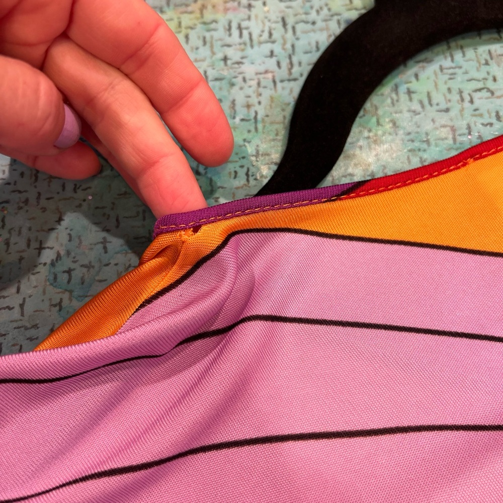 Y2K Versace Psychedelic Top - Picture 12 of 15